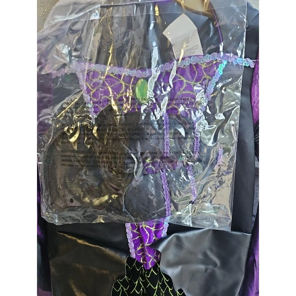 Disguise Disney Villains Maleficent Girls Purple and Black Costume - M (8-10)